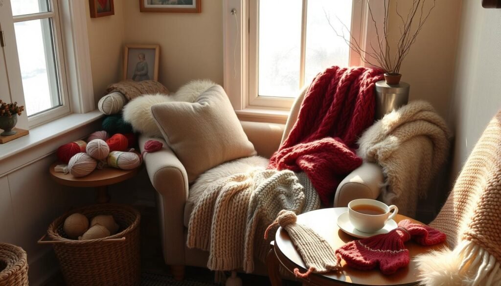 cozy knitting projects