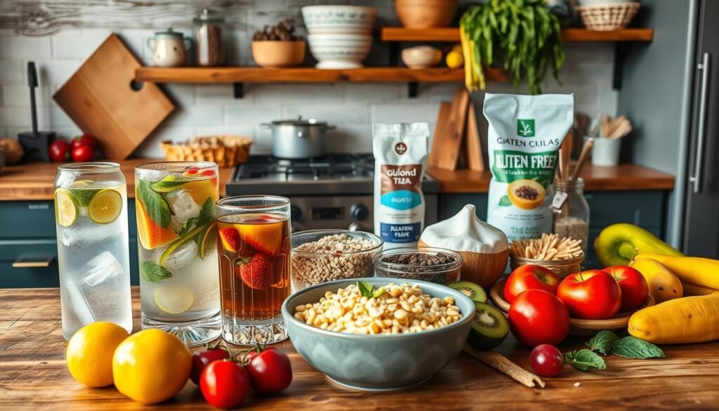 hydration and gluten-free swaps